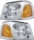 2002-2009 GMC Envoy Headlights Driver Left and Passenger Right Side Halogen