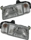 1998 Chevrolet Tracker Headlights Driver Left and Passenger Right Side Halogen