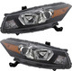 2008-2010 Honda Accord Coupe Headlights Driver Left and Passenger Right Side Halogen
