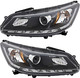 2013-2015 Honda Accord Sedan EX-L/TOURING V6 3.5L Headlights Driver Left and Passenger Right Side Halogen