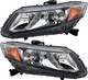 2013-2015 Honda Civic Headlights Driver Left and Passenger Right Side Halogen