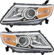 2011-2013 Honda Odyssey Headlights Driver Left and Passenger Right Side Halogen
