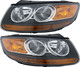 2007-2009 Hyundai Santa Fe Headlights Driver Left and Passenger Right Side Halogen