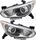 2013 Infiniti JX35 Headlights Driver Left and Passenger Right Side HID/Xenon