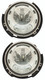 2017-2018 Jeep Wrangler Headlights Driver Left and Passenger Right Side LED