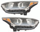 2019-2021 Kia Forte Sedan FE/LXS Headlights Driver Left and Passenger Right Side Halogen