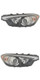 2014-2016 Kia Forte Headlights Driver Left and Passenger Right Side HID/Xenon
