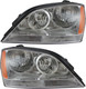 2003-2004 Kia Sorento Headlights Driver Left and Passenger Right Side Halogen