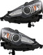 2016 Lexus IS300 Headlights Driver Left and Passenger Right Side HID/Xenon