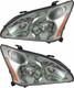 2007-2009 Lexus RX350 Headlights Driver Left and Passenger Right Side Halogen Japan Built