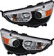 2011-2019 Mitsubishi Outlander Headlights Driver Left and Passenger Right Side Halogen
