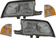 1997-2000 Mercedes Benz C Class Headlights Driver Left and Passenger Right Side Halogen
