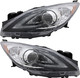 2010-2013 Mazda 3 Headlights Driver Left and Passenger Right Side HID/Xenon