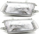 1995-1996 Mazda 323 Headlights Driver Left and Passenger Right Side Halogen