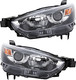 2016-2021 Mazda CX-3 Headlights Driver Left and Passenger Right Side Halogen