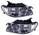 2002-2003 Mazda Protege Hatchback Headlights Driver Left and Passenger Right Side Halogen