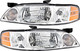 2000-2001 Nissan Altima Headlights Driver Left and Passenger Right Side Halogen
