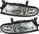 1993-1997 Nissan Altima Headlights Driver Left and Passenger Right Side Halogen