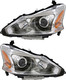 2013-2015 Nissan Altima Sedan Headlights Driver Left and Passenger Right Side Halogen