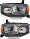 2009-2014 Nissan Cube Headlights Driver Left and Passenger Right Side Halogen