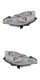 2015-2017 Nissan Leaf Headlights Driver Left and Passenger Right Side Halogen
