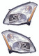 2007-2008 Nissan Maxima Headlights Driver Left and Passenger Right Side HID/Xenon