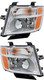 2012-2018 Nissan NV3500 Headlights Driver Left and Passenger Right Side Halogen
