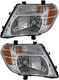 2008-2012 Nissan Pathfinder Headlights Driver Left and Passenger Right Side Halogen