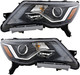 2017-2019 Nissan Pathfinder Headlights Driver Left and Passenger Right Side LED