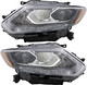 2014-2016 Nissan Rogue Headlights Driver Left and Passenger Right Side LED