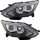 2017-2019 Nissan Rogue Sport Headlights Driver Left and Passenger Right Side Halogen
