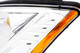 2010-2012 Nissan Sentra Headlights Driver Left and Passenger Right Side Halogen Chrome Trim