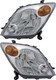 2004-2005 Scion xA Headlights Driver Left and Passenger Right Side Halogen