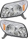 2003-2005 Toyota 4Runner Headlights Driver Left and Passenger Right Side Halogen