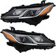 2018 Toyota Camry L/LE/SE Headlights Driver Left and Passenger Right Side Halogen USA Built