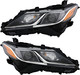 2019-2020 Toyota Camry L/LE/SE Headlights Driver Left and Passenger Right Side Halogen NA Built