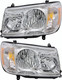 2006-2007 Toyota Land Cruiser Headlights Driver Left and Passenger Right Side Halogen