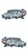 2015-2020 Toyota Sienna Headlights Driver Left and Passenger Right Side LED