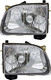 2001-2004 Toyota Tacoma Headlights Driver Left and Passenger Right Side Halogen