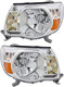 2005-2011 Toyota Tacoma Headlights Driver Left and Passenger Right Side Halogen