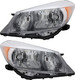2012-2014 Toyota Yaris Hatchback Headlights Driver Left and Passenger Right Side Halogen For Hatchback Without Sport Package