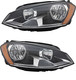 2014-2016 Volkswagen GTI Headlights Driver Left and Passenger Right Side Halogen