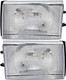 1986-1993 Volvo 240 Headlights Driver Left and Passenger Right Side Halogen