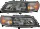 2001-2004 Volvo V70 Headlights Driver Left and Passenger Right Side Halogen
