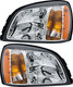 2003 Cadillac DeVille Headlights Driver Left and Passenger Right Side Halogen