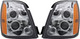2004-2009 Cadillac SRX Headlights Driver Left and Passenger Right Side Halogen