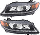 2013-2015 Honda Accord Coupe Headlights Driver Left and Passenger Right Side Halogen
