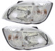 2009-2011 Kia Rio Headlights Driver Left and Passenger Right Side Halogen