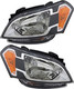 2010-2011 Kia Soul Headlights Driver Left and Passenger Right Side Halogen