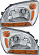 2005-2008 Kia Sportage Headlights Driver Left and Passenger Right Side Halogen